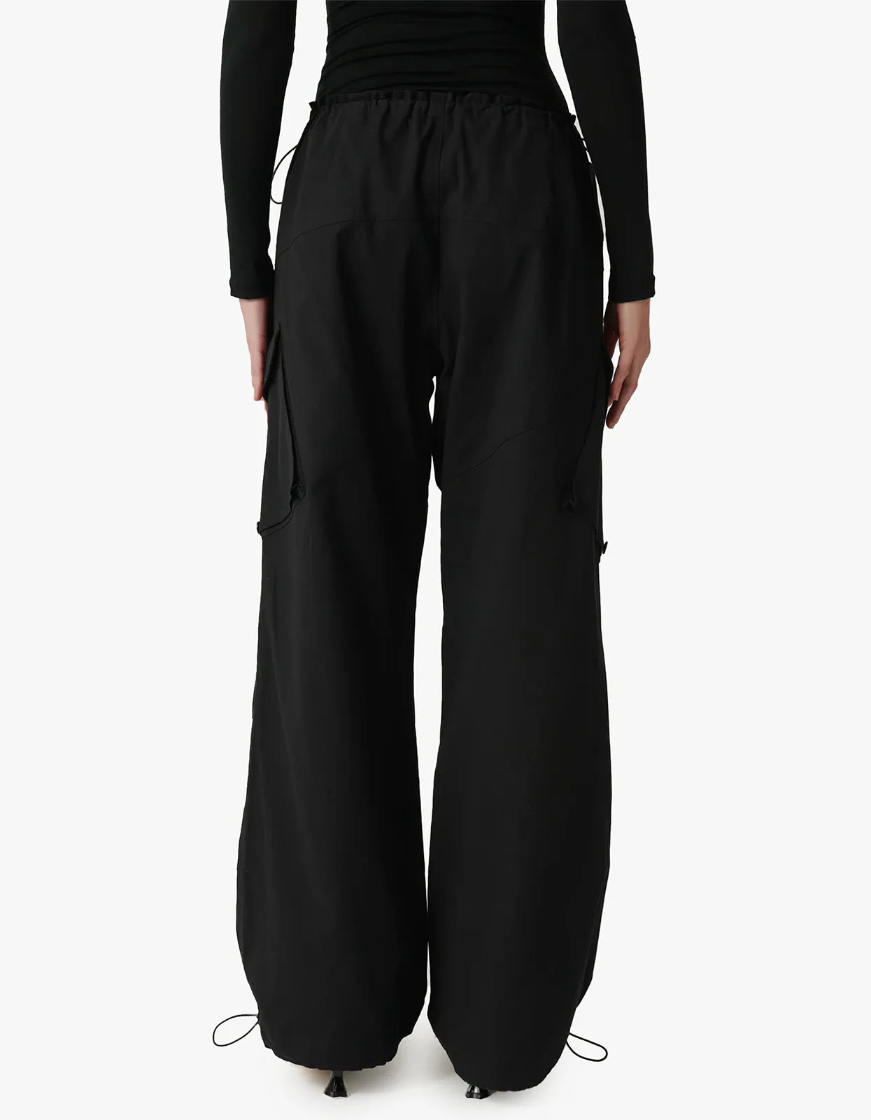 Alessio Cargo Pant - Black