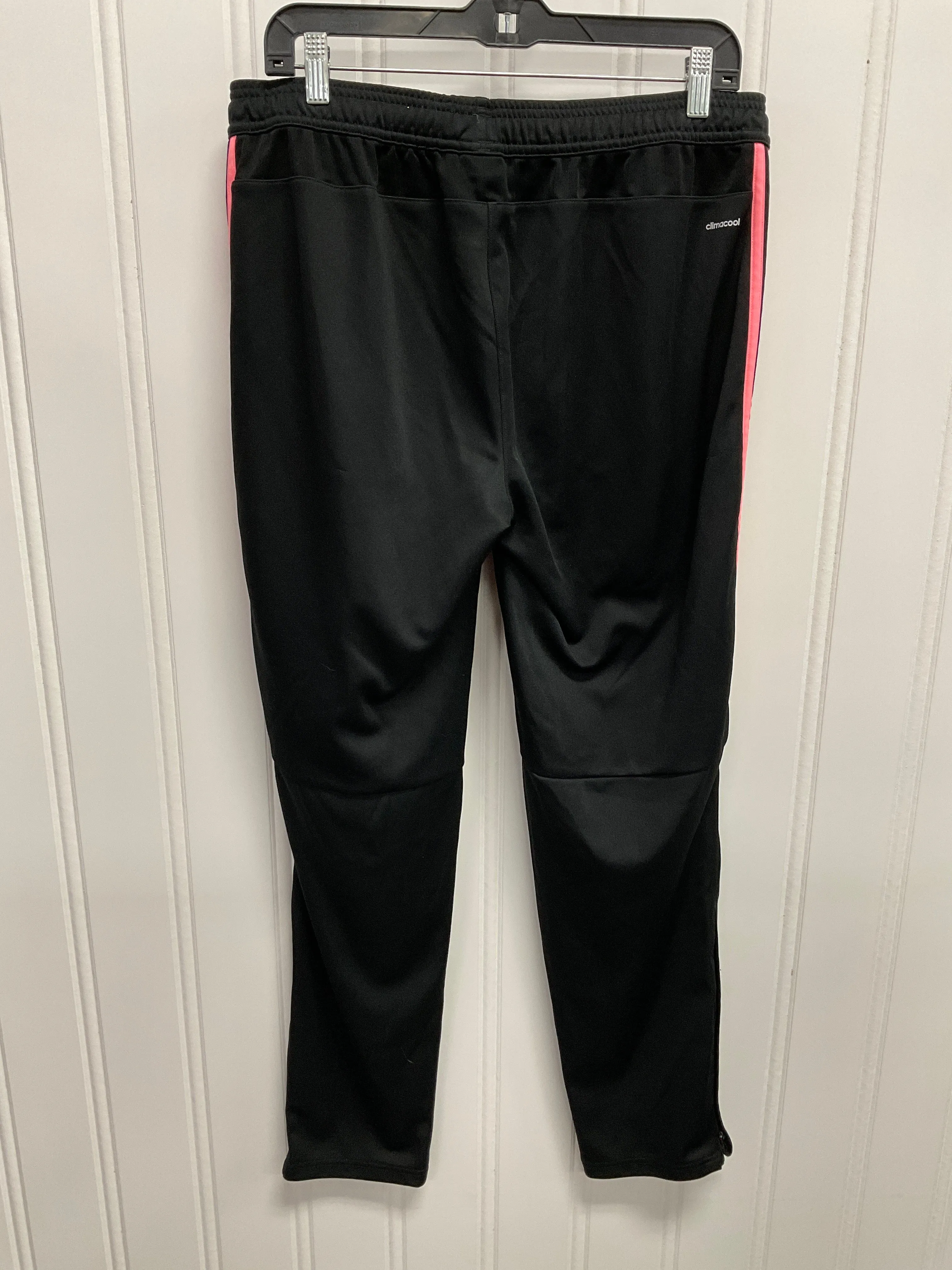 Athletic Pants By Adidas In Black & Pink, Size:Xl