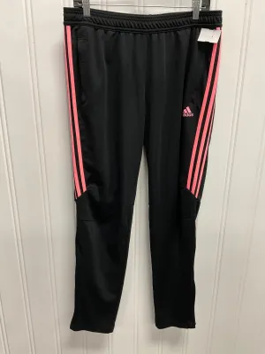 Athletic Pants By Adidas In Black & Pink, Size:Xl
