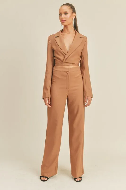 Bri blazer pants set