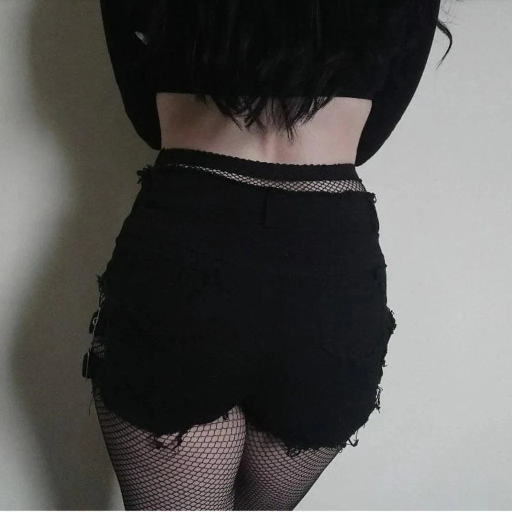 Buckle Strap Shorts