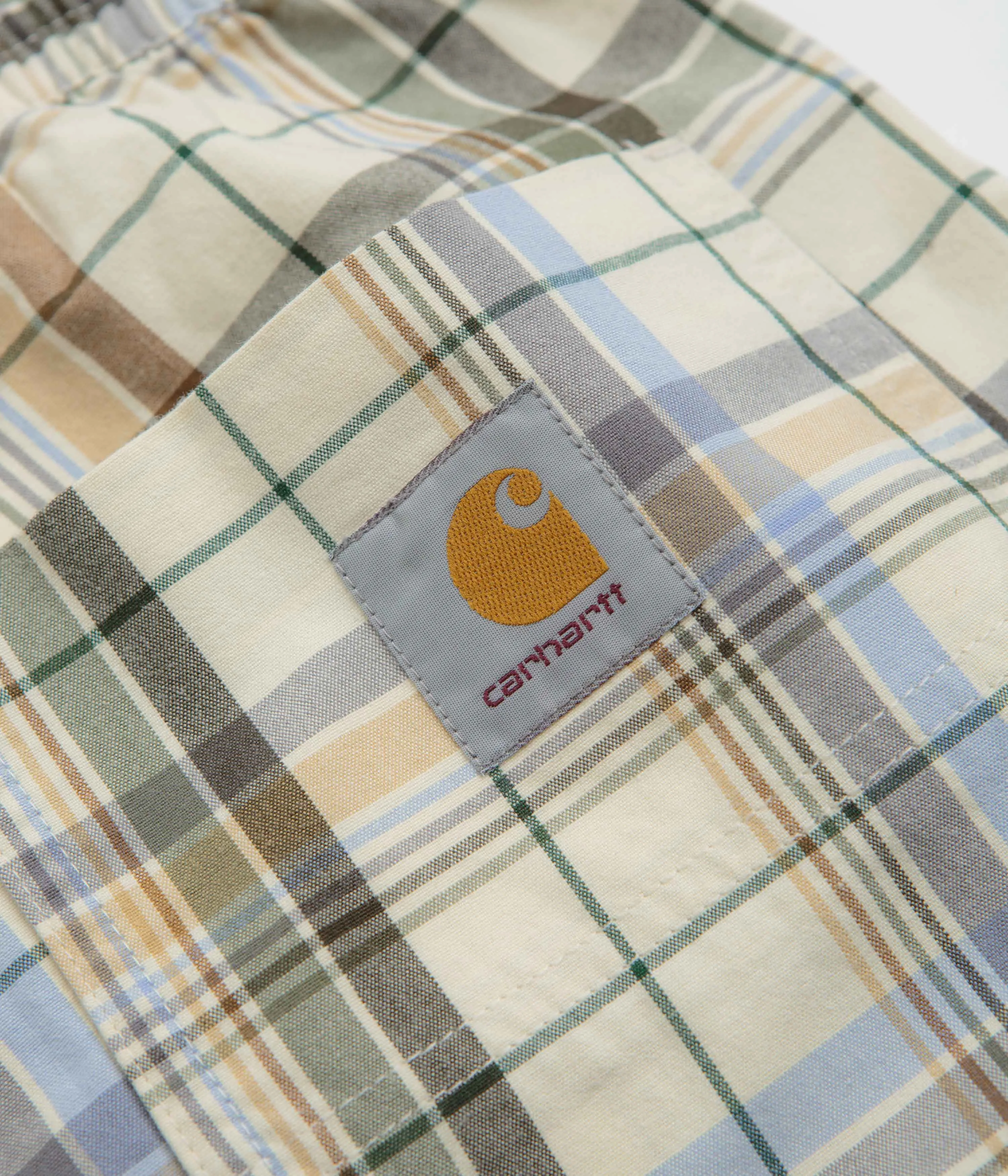 Carhartt Vilay Shorts - Vilay Check / Natural