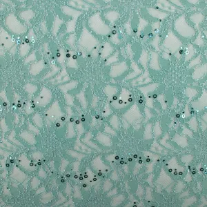 Corded lace - VIRGINIA - Opal blue