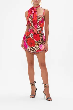 CURVED HEM LOUNGE SHORT HEART LIKE A WILDFLOWER