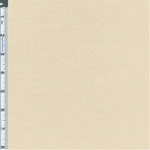 Custard Crushed Jersey Knit Fabric