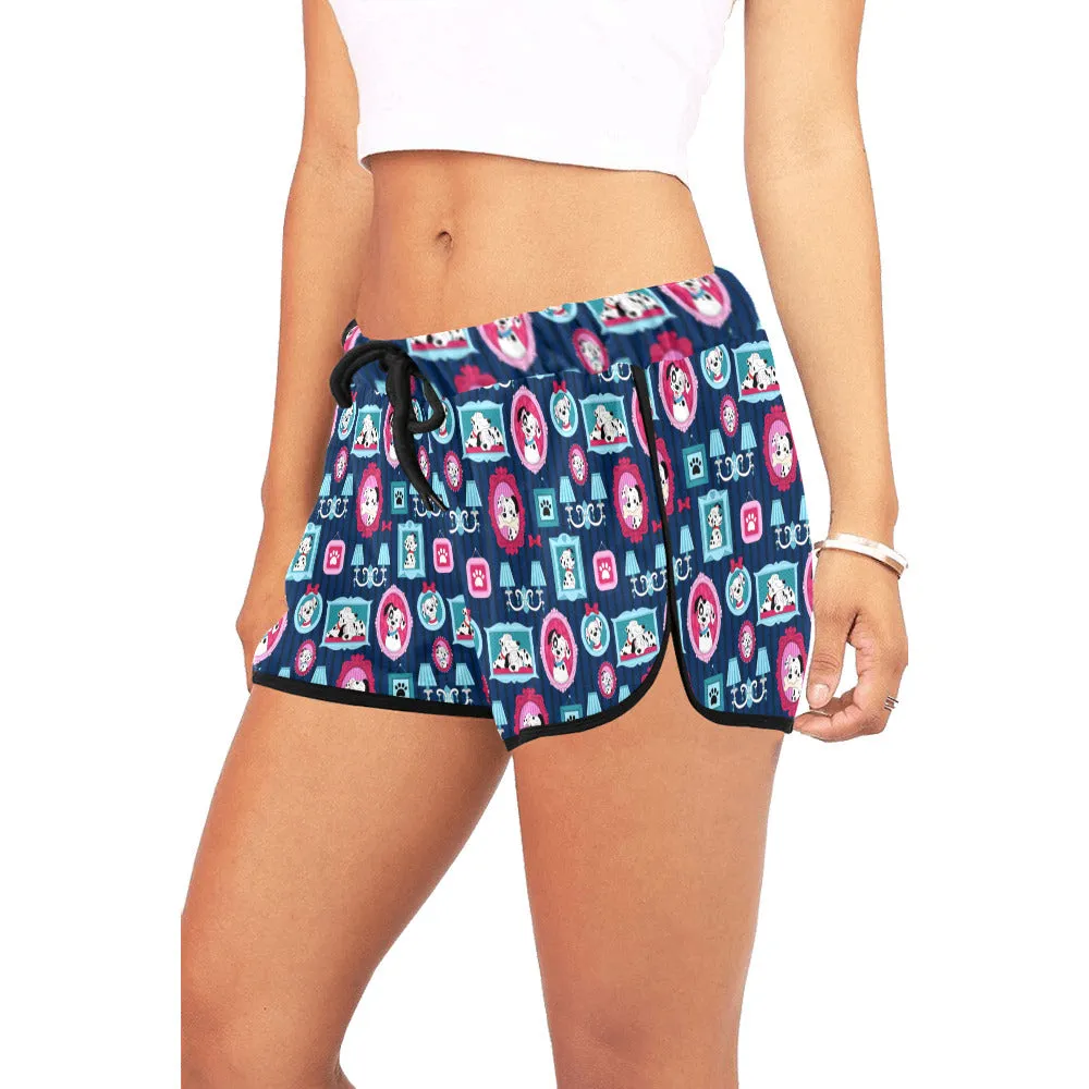 Disney 101 Dalmatians Dalmatian Frames Women's Relaxed Shorts