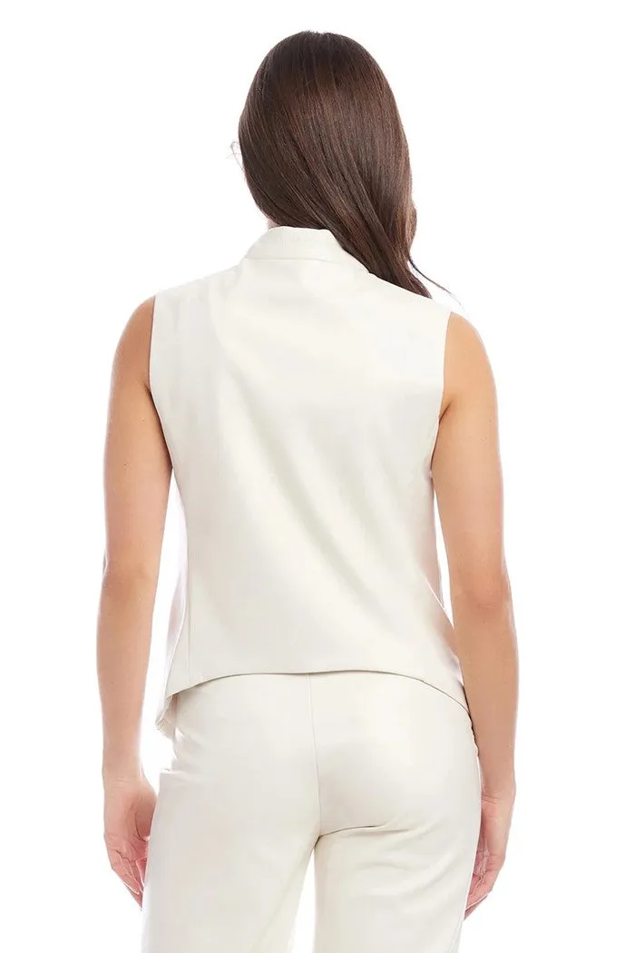 Faux Leather Vest