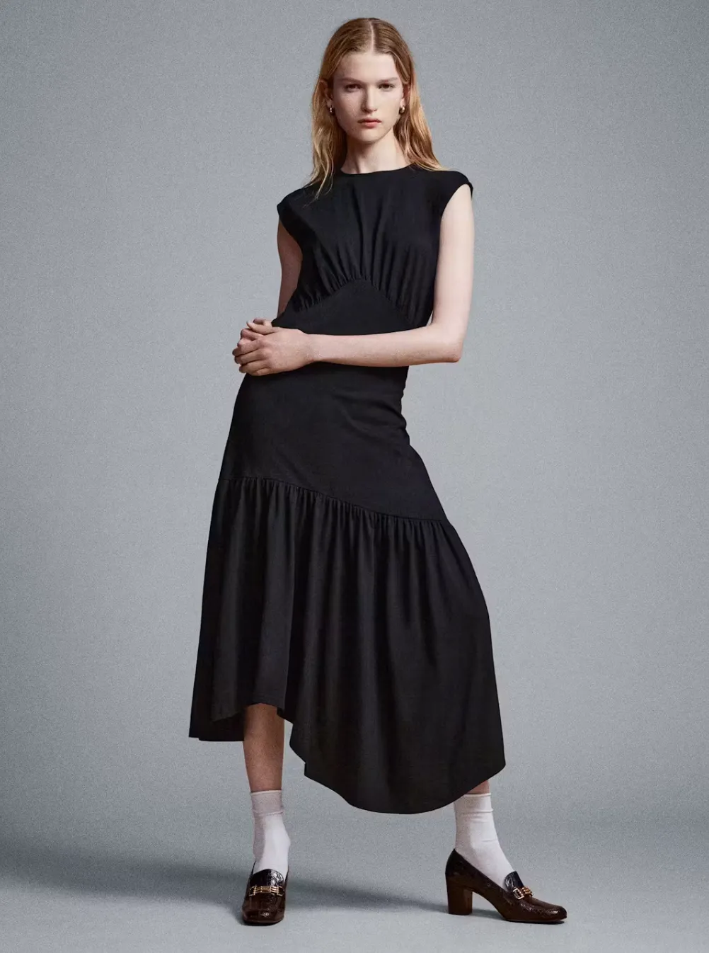 Gathered Tank Dress