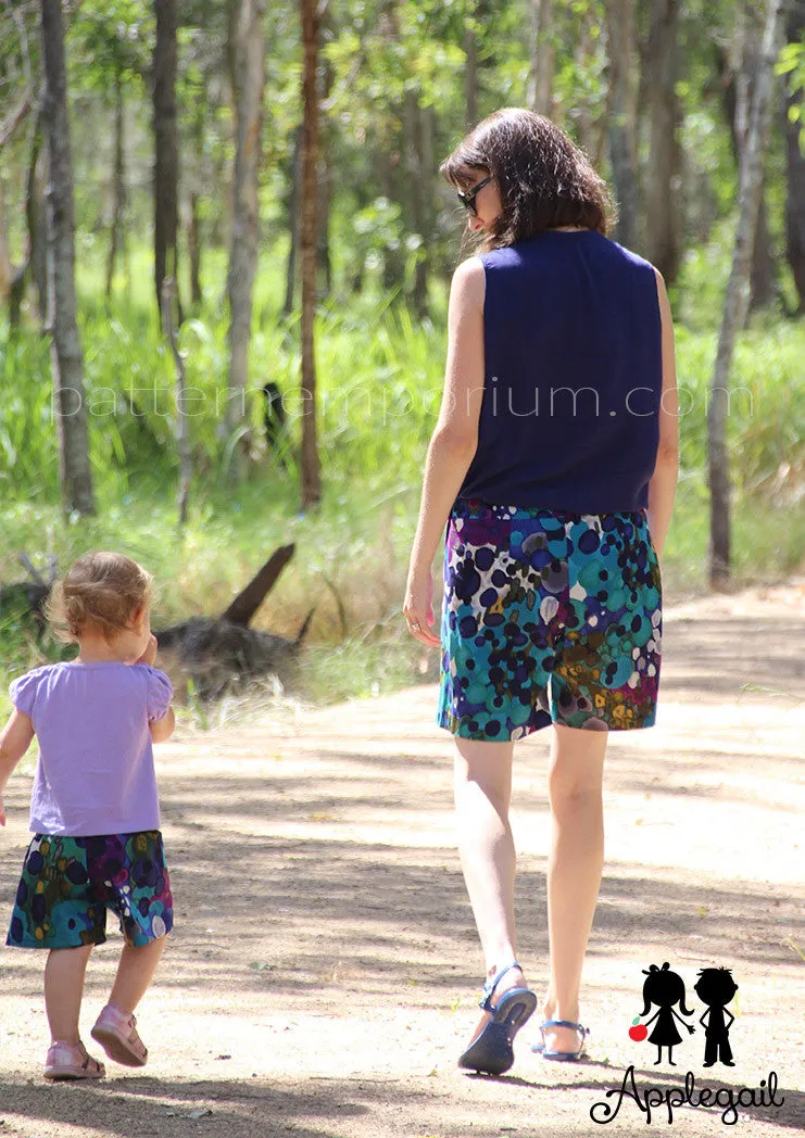Hepburn | Pleat Front Shorts Sewing Pattern