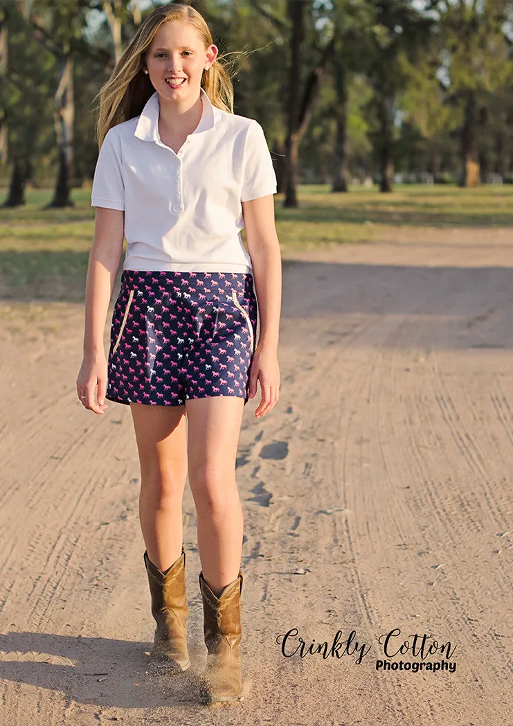 Hepburn | Pleat Front Shorts Sewing Pattern