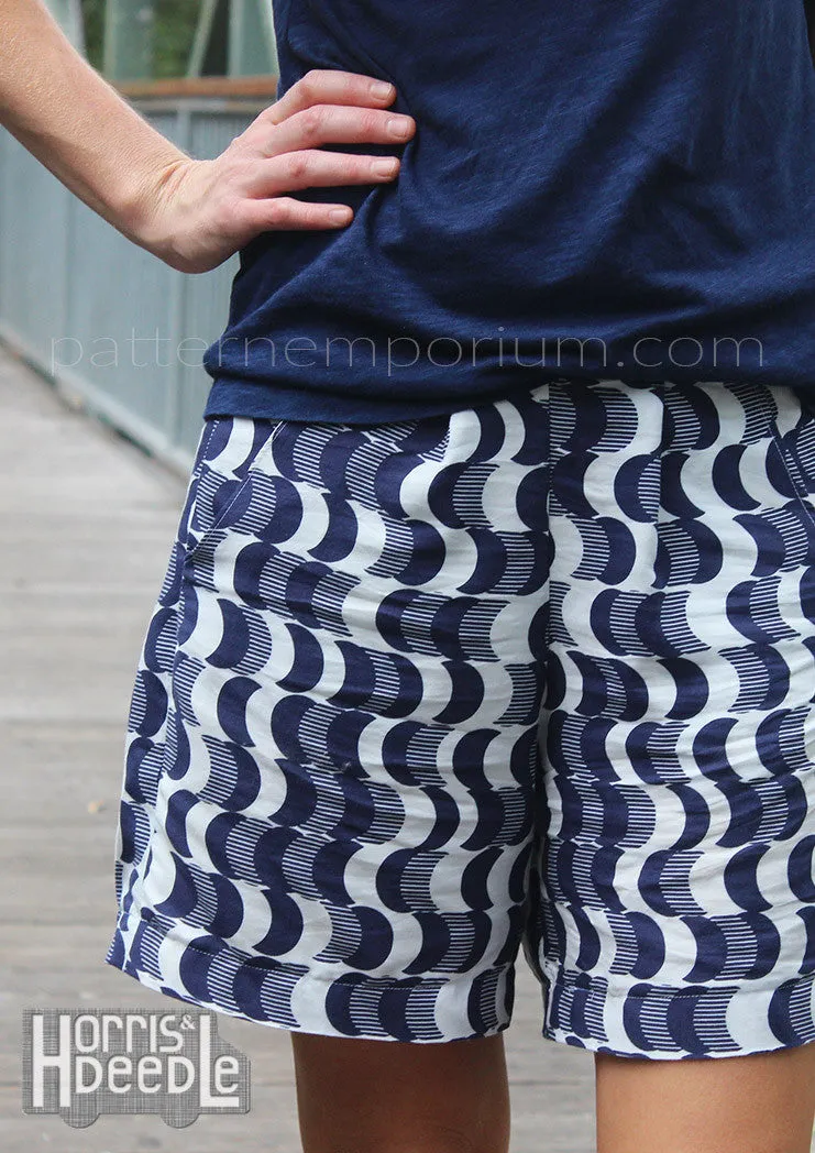 Hepburn | Pleat Front Shorts Sewing Pattern