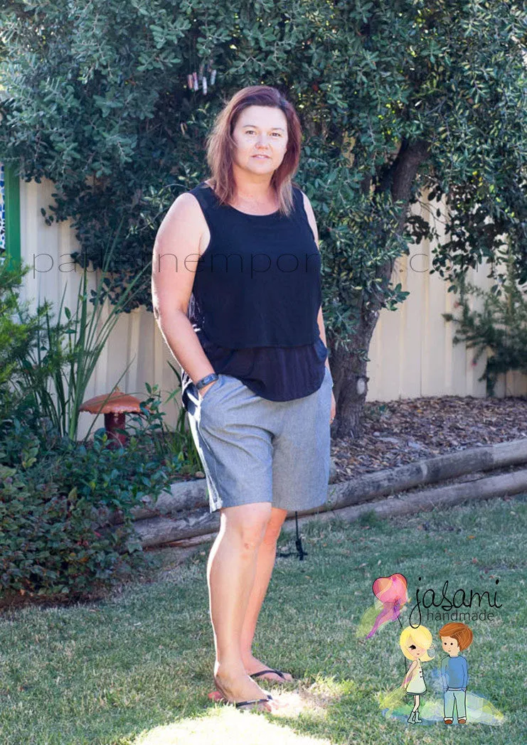 Hepburn | Pleat Front Shorts Sewing Pattern