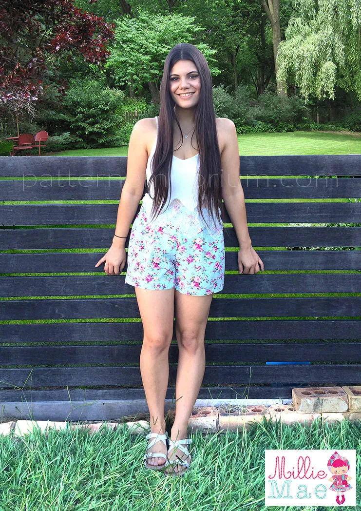 Hepburn | Pleat Front Shorts Sewing Pattern