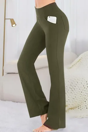High Waist Flare Active Pants
