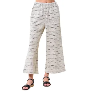 Jacquard Textured Pants