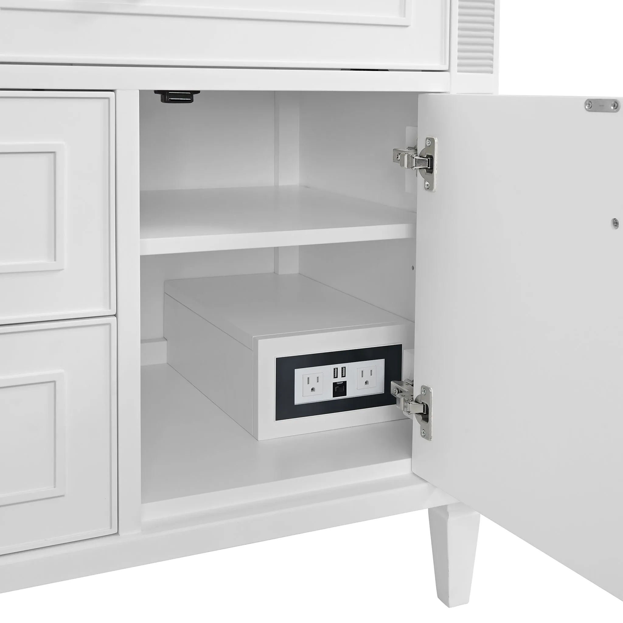 Lorelai 36" Single Vanity in Bright White