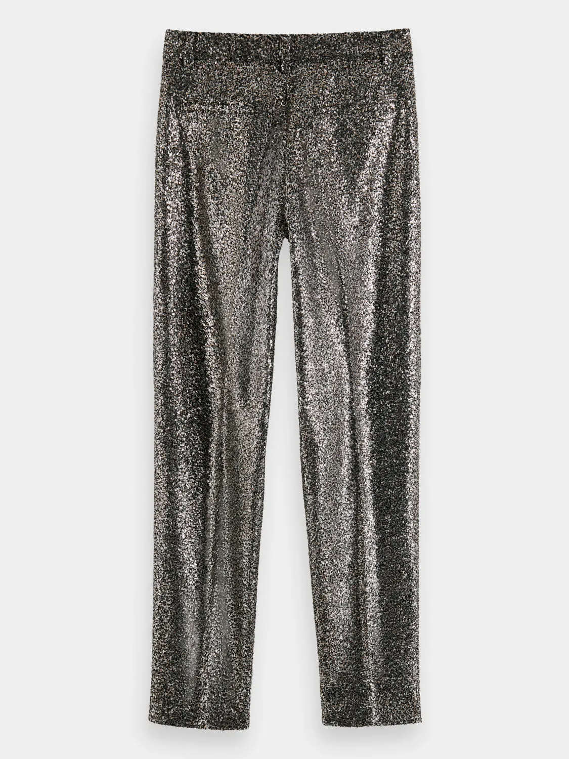 Lowry mid-rise pants in mixed sequins