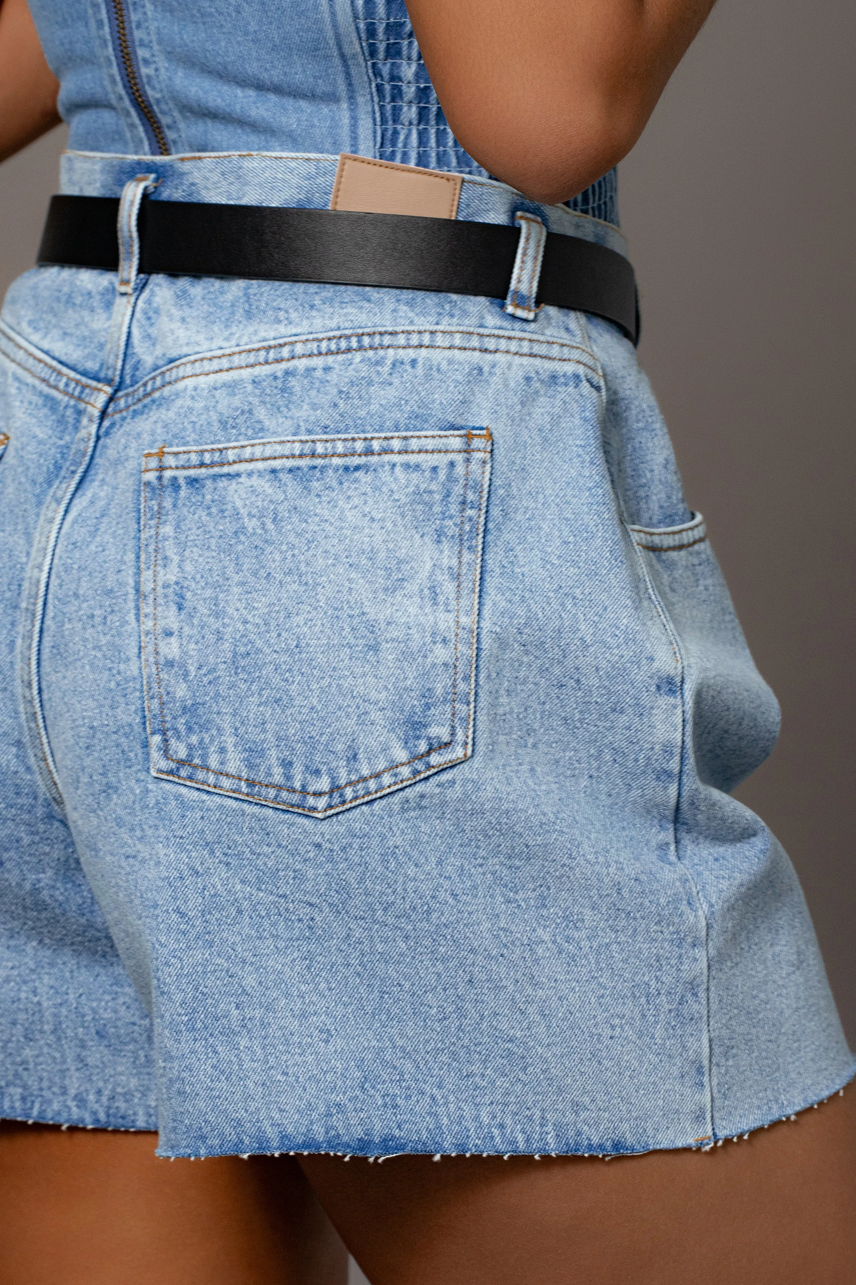 Medium Wash Denim Jourdan Shorts