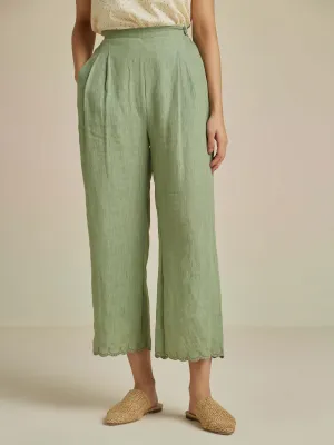 Moss Linen Pants