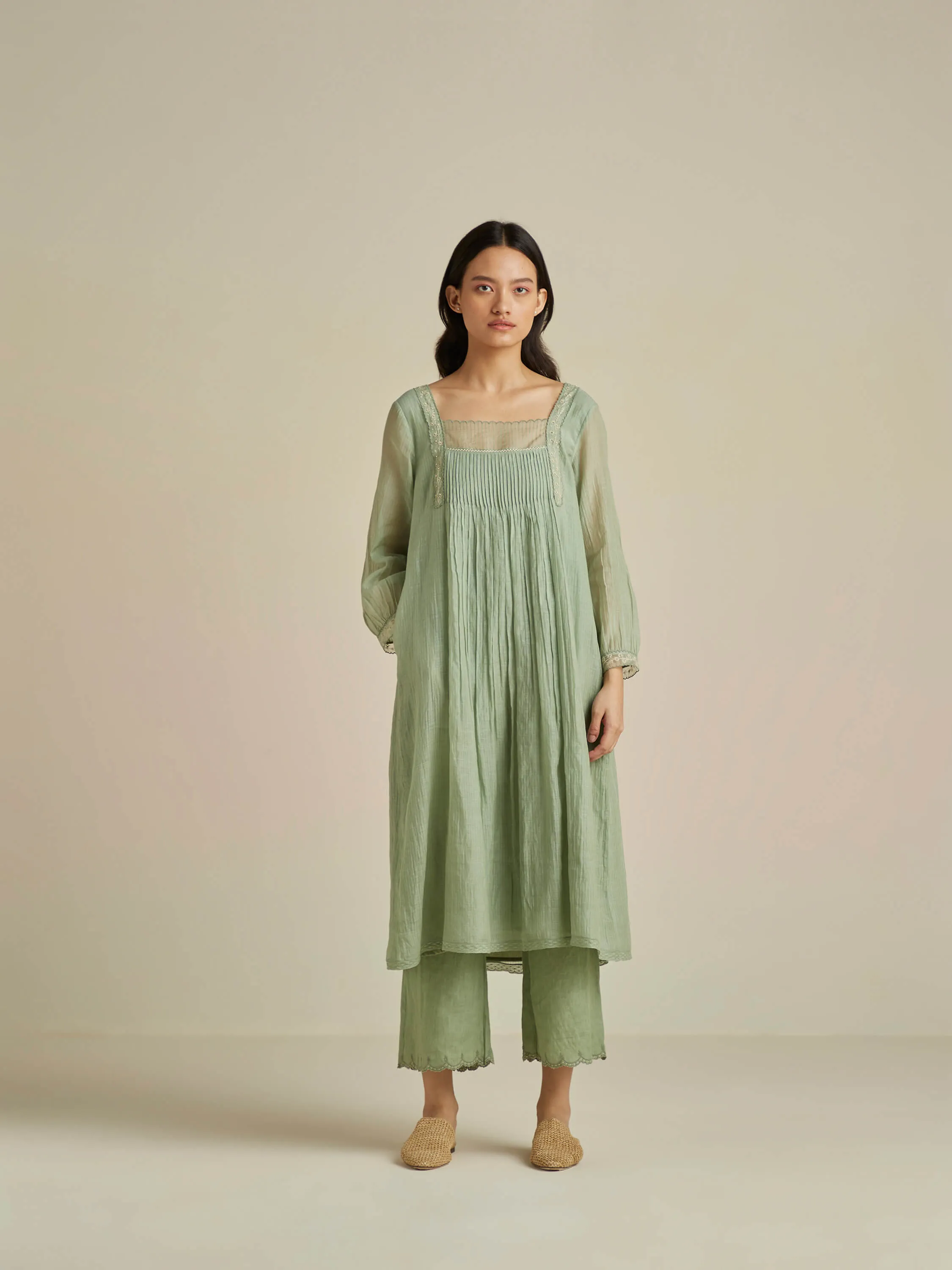Moss Linen Pants