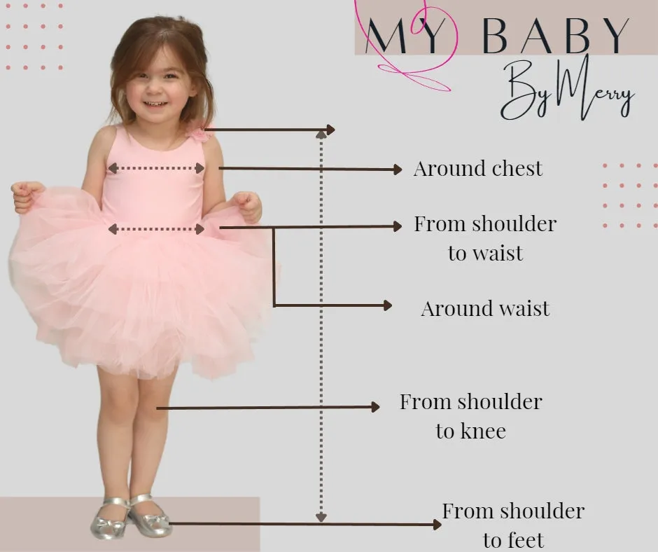 Olivia blush flower girl dress