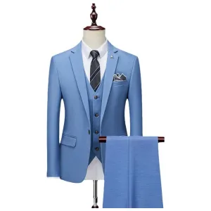 Ostranuxe Double-Breasted Elegance Suit