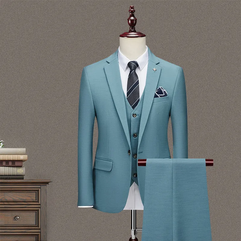 Ostranuxe Double-Breasted Elegance Suit