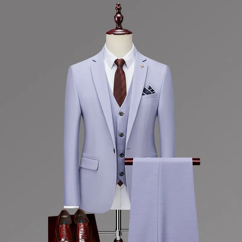 Ostranuxe Double-Breasted Elegance Suit