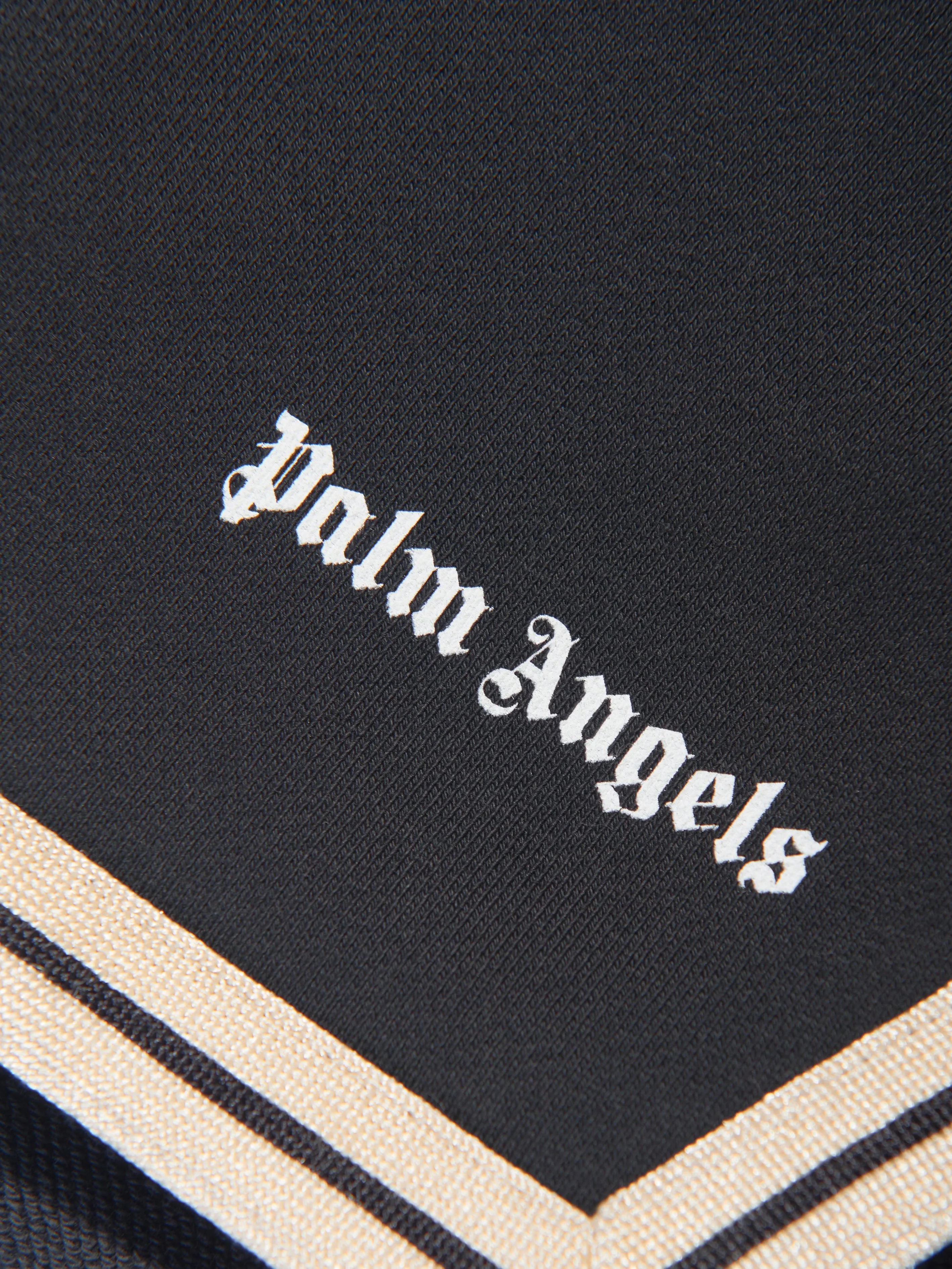 Palm Angels Boys Track Sweat Shorts in Black