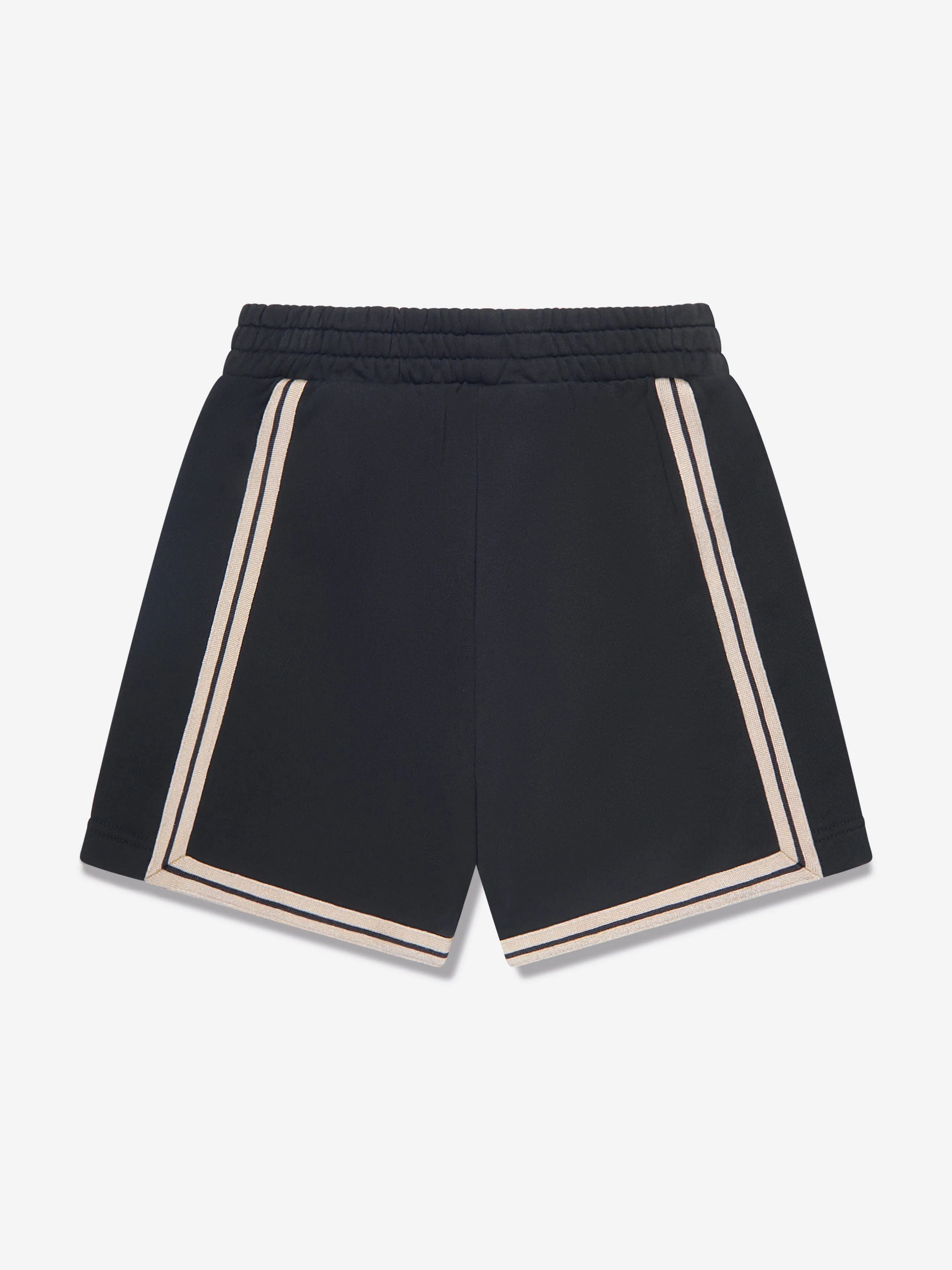 Palm Angels Boys Track Sweat Shorts in Black