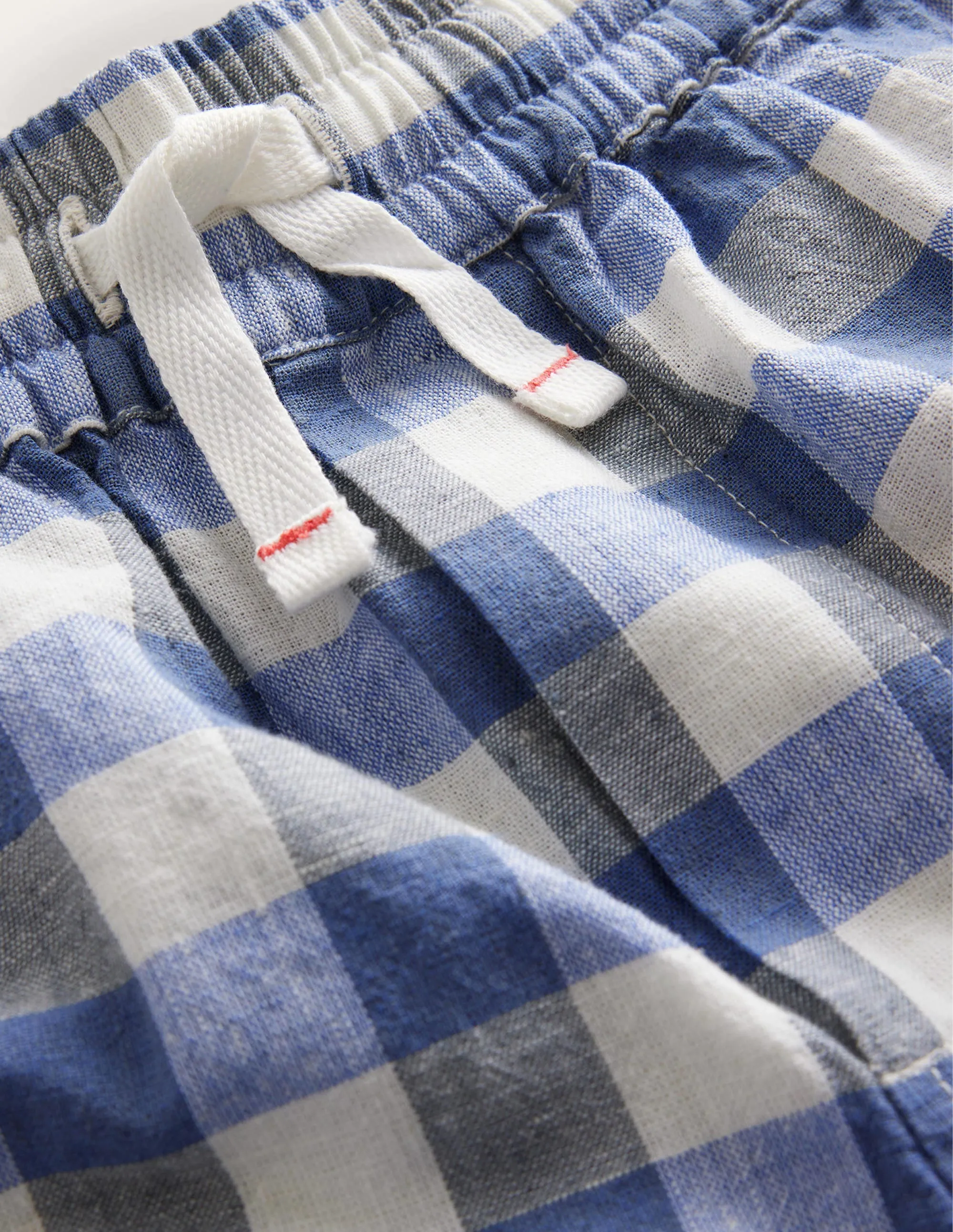Pocket Shorts-Delft Gingham