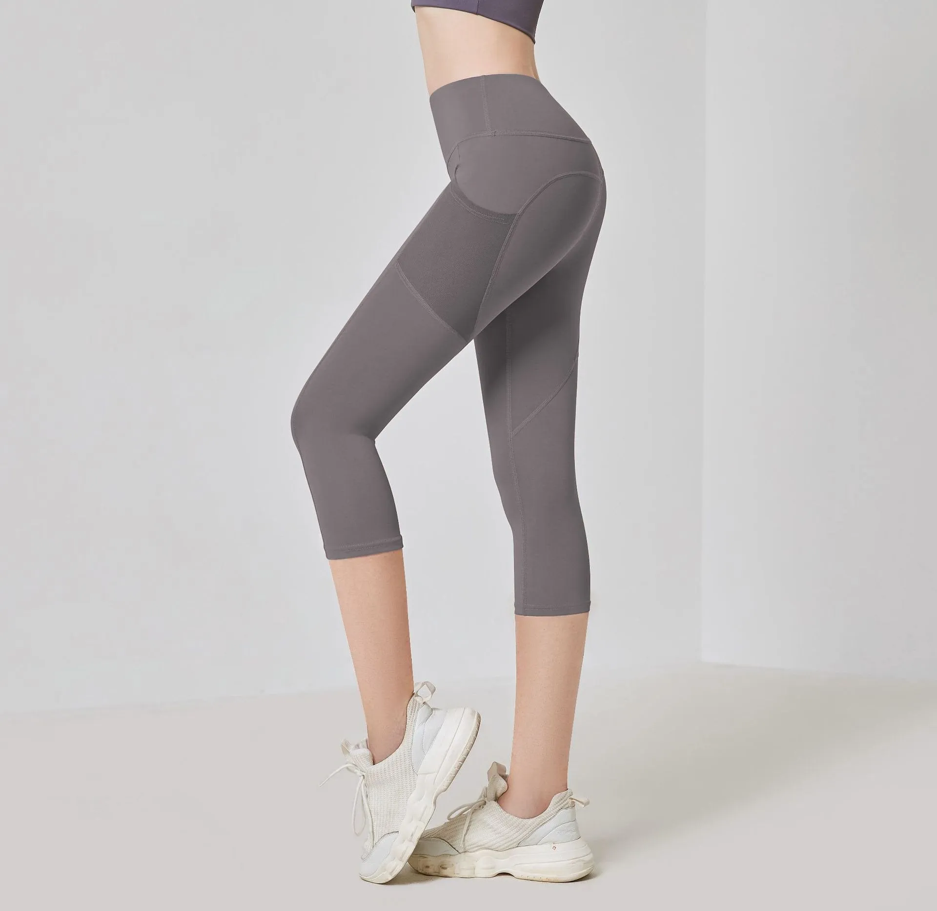 Pocket Yoga Pants Women High Waist Fitness Peach Hip-Flattering Sporty Fitting Activewear