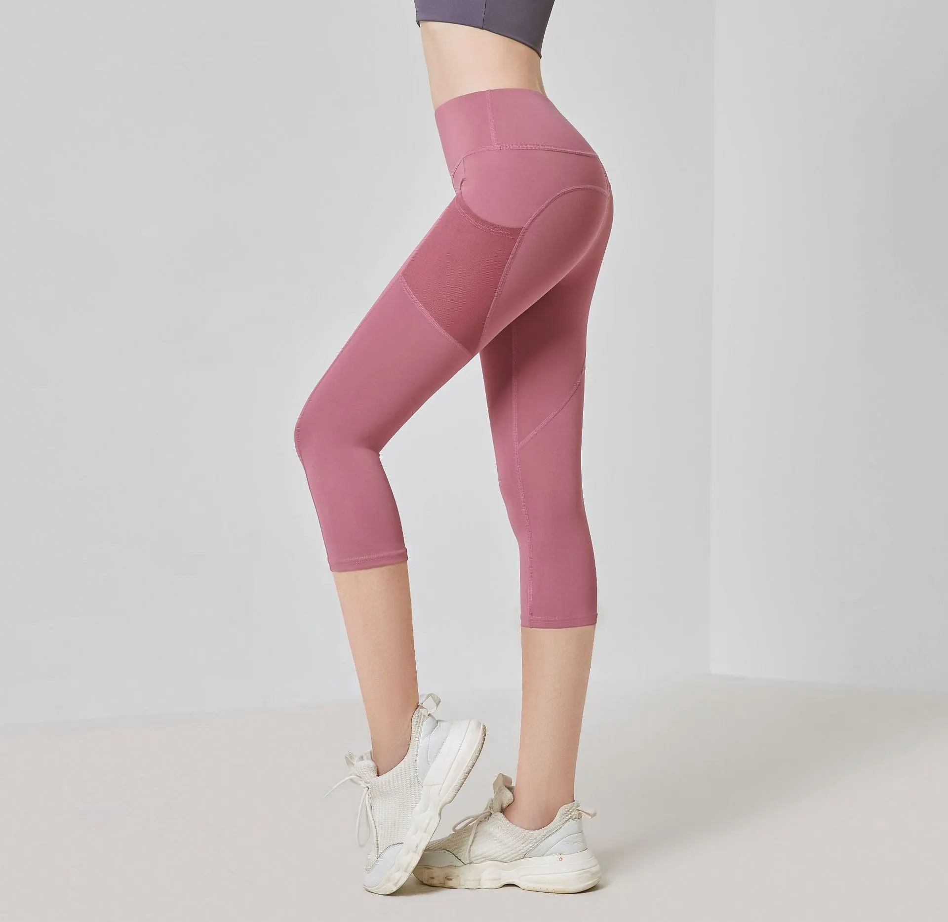 Pocket Yoga Pants Women High Waist Fitness Peach Hip-Flattering Sporty Fitting Activewear