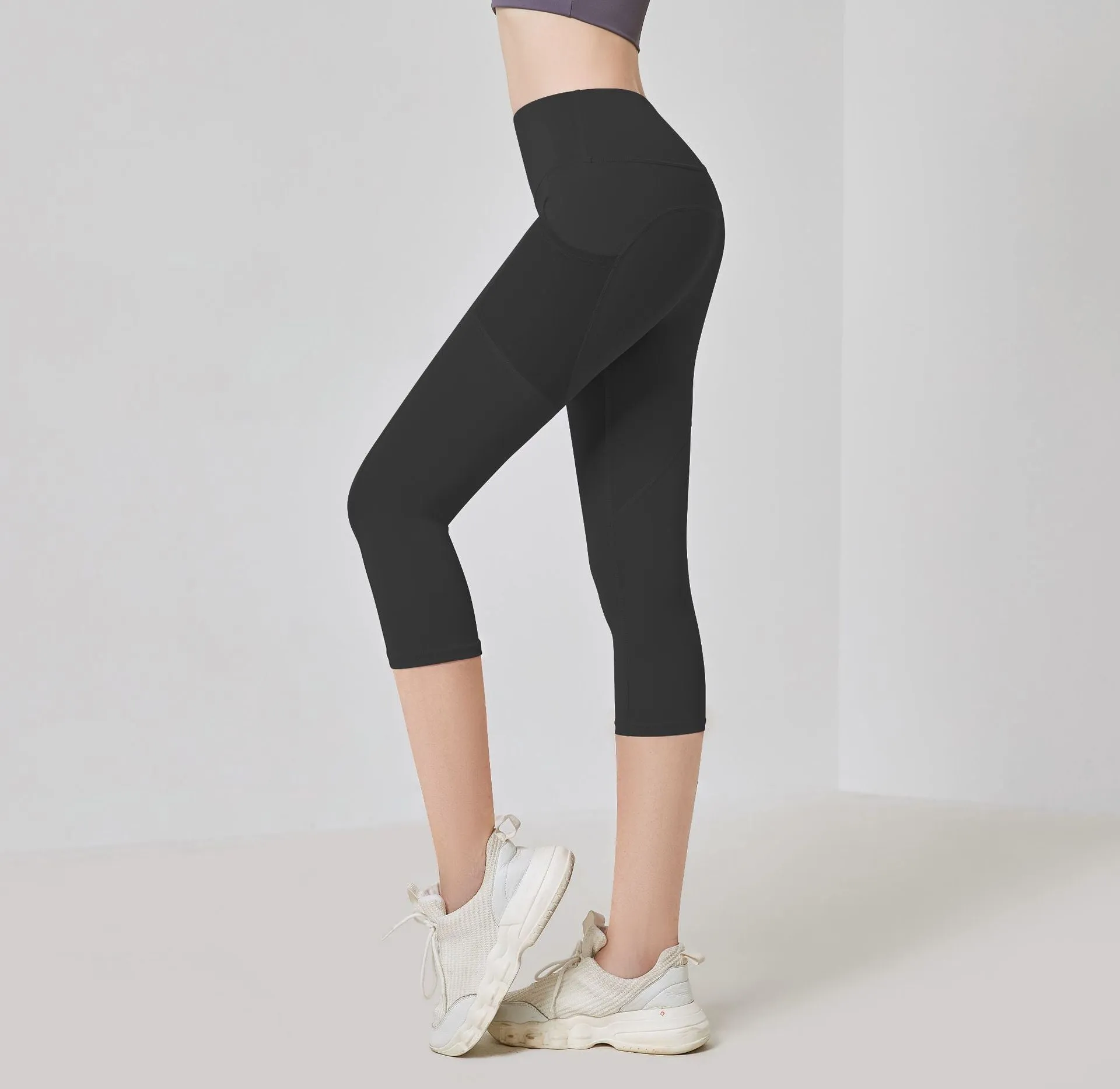 Pocket Yoga Pants Women High Waist Fitness Peach Hip-Flattering Sporty Fitting Activewear