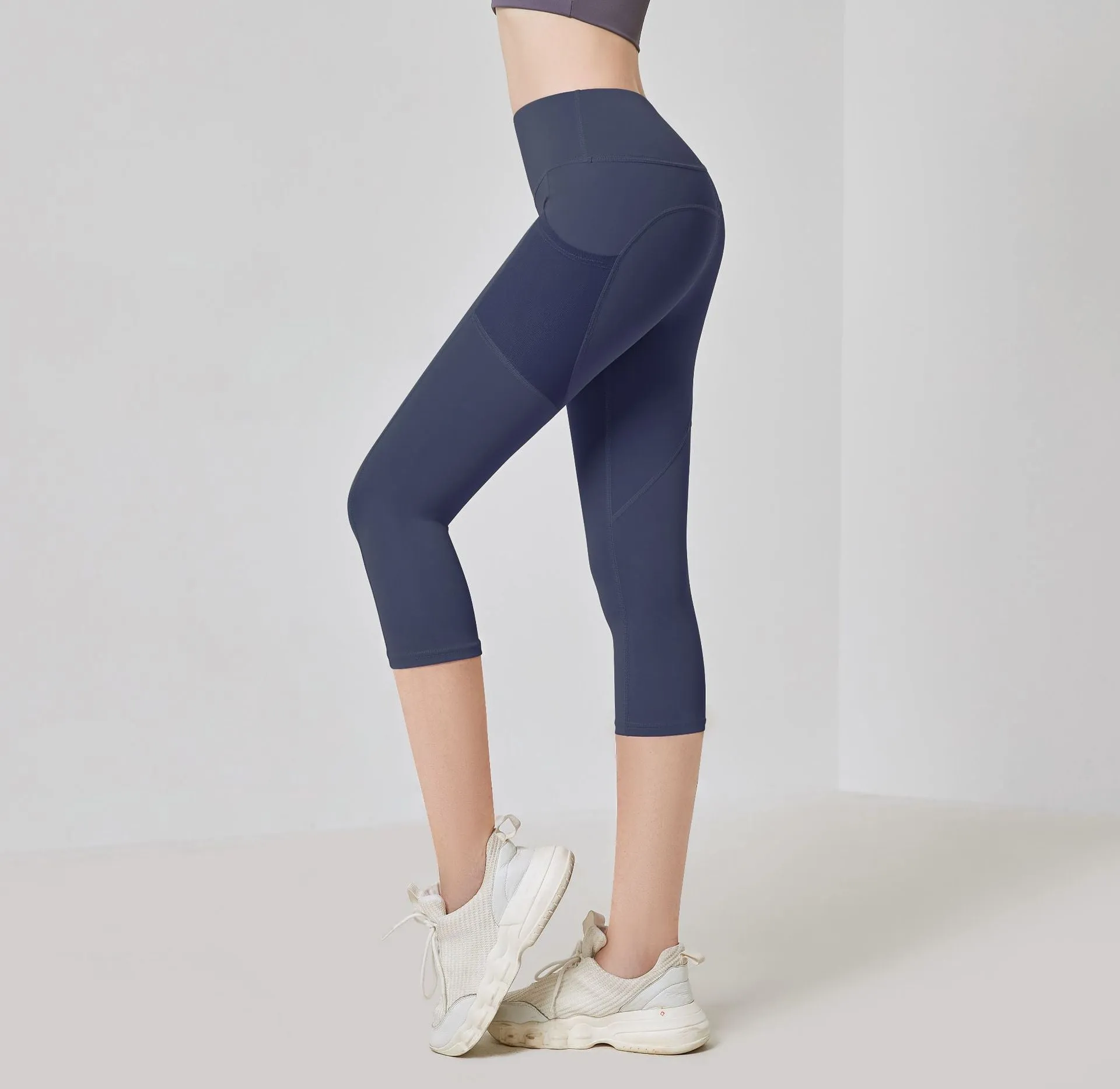 Pocket Yoga Pants Women High Waist Fitness Peach Hip-Flattering Sporty Fitting Activewear