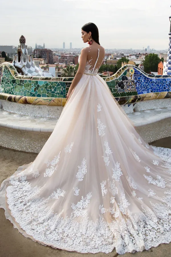 Promfast Lace wedding dresses for Sale, Elegant Newest modest wedding dresses PFW0622
