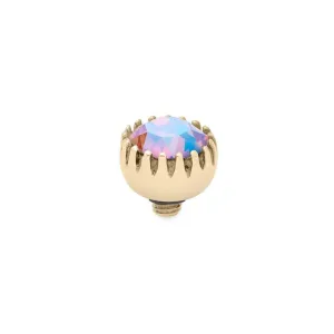 Qudo London 8mm Gold Topper - Light Rose Shimmer