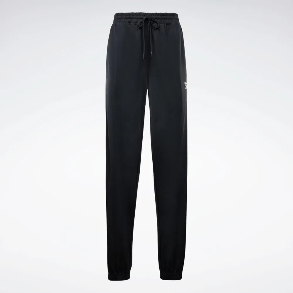 Reebok Apparel Men Reebok Identity Vector Knit Track Pants NIGHT BLACK