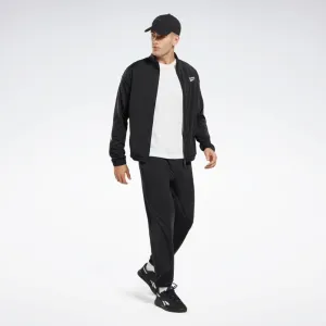 Reebok Apparel Men Reebok Identity Vector Knit Track Pants NIGHT BLACK
