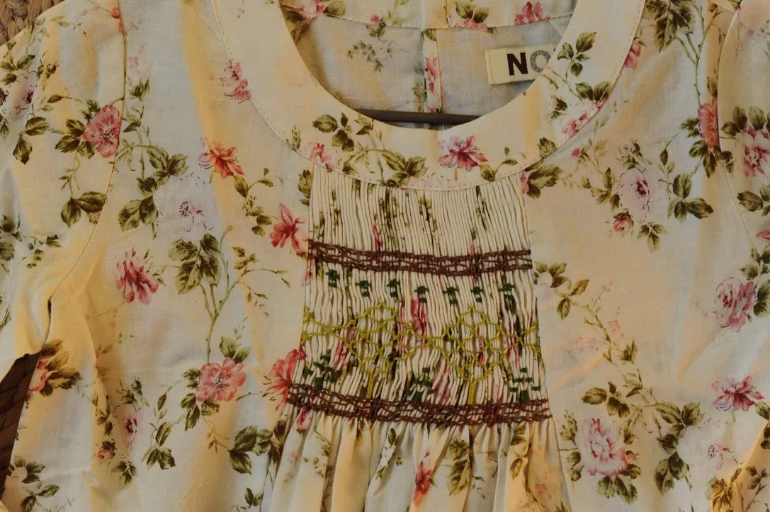 Rosemary Smocked Dress Vintage Floral