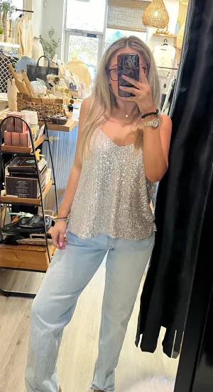 Sequin Cami