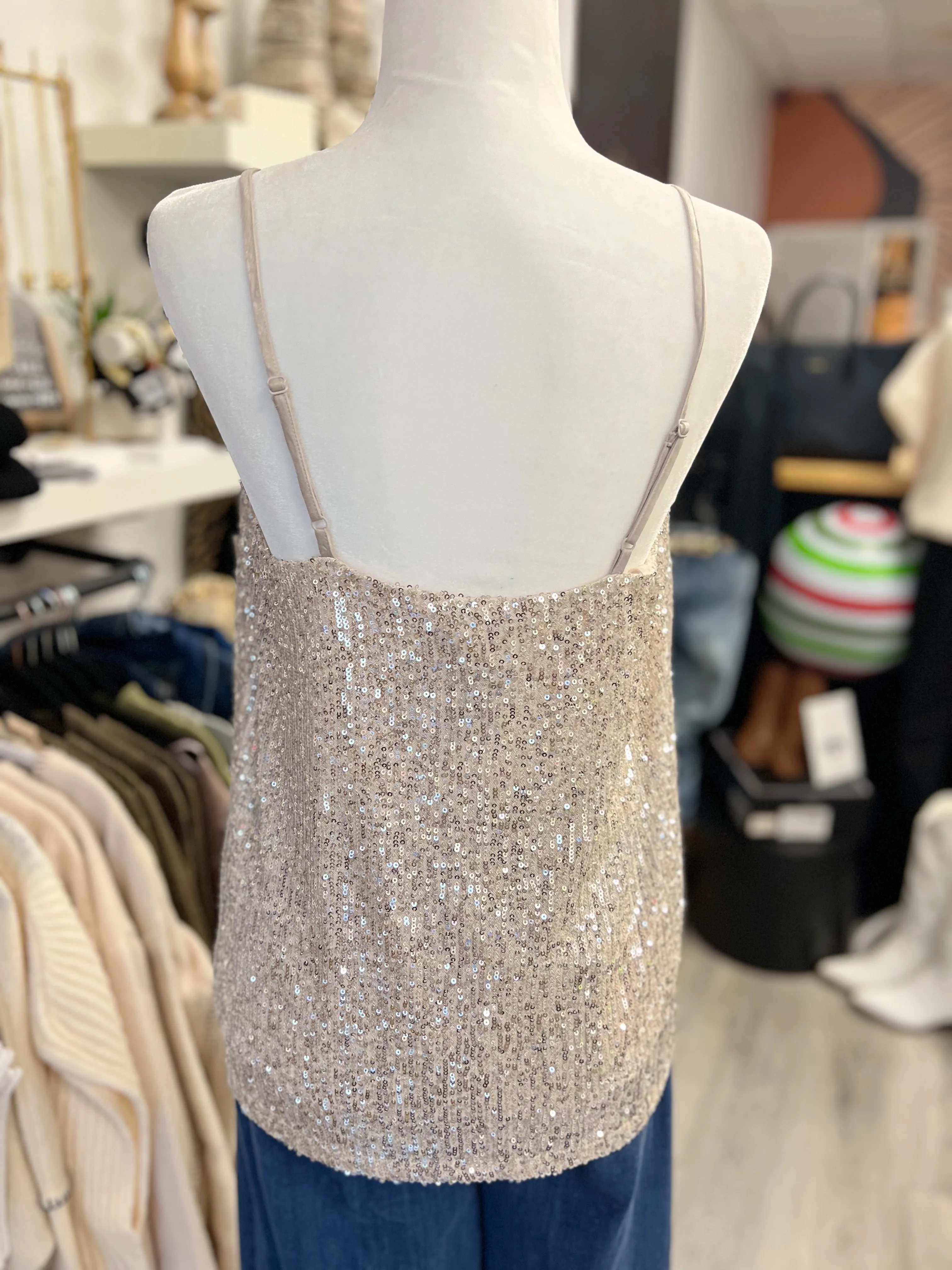 Sequin Cami