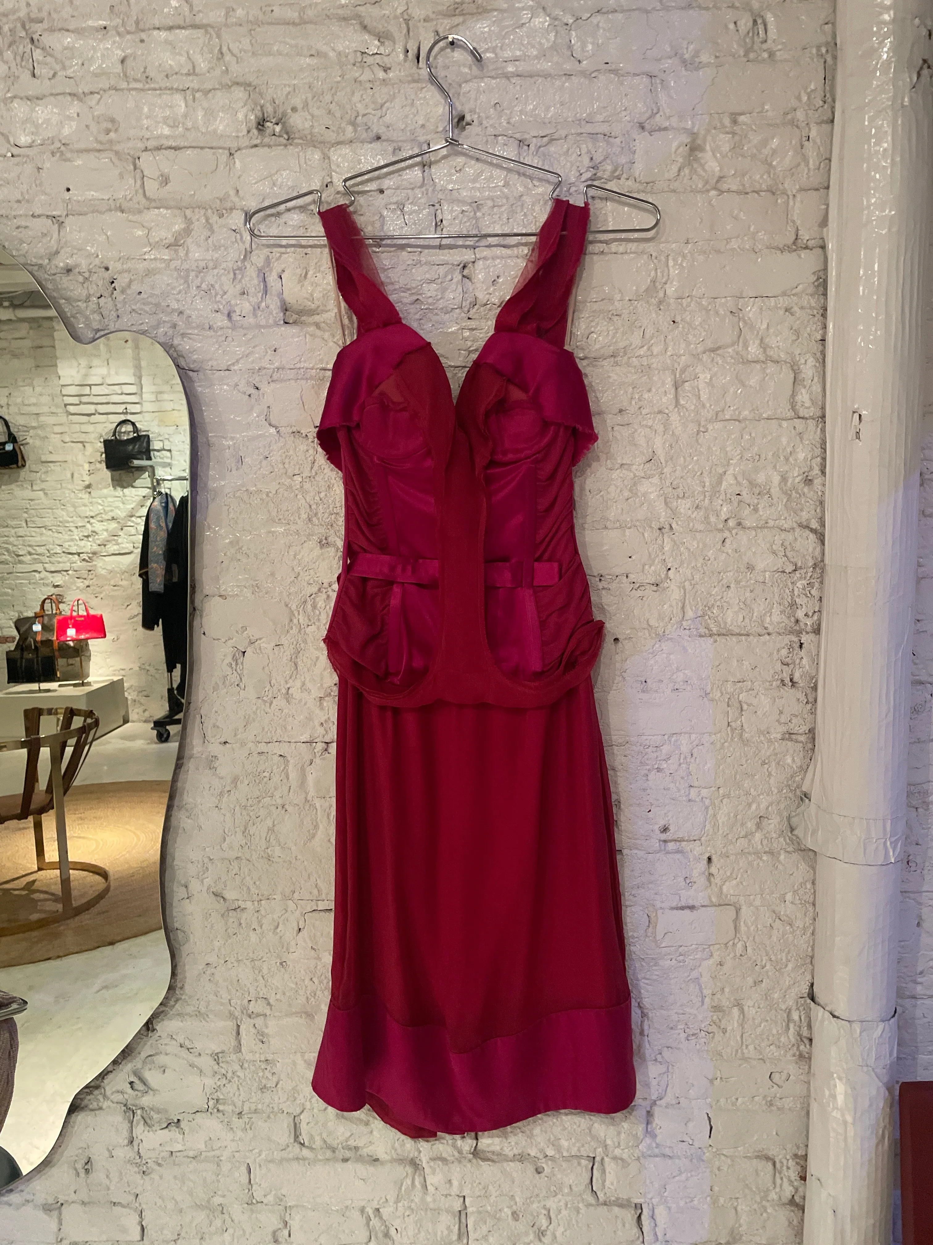 Stella McCartney F/W 2003 Silk Corset Dress RTV