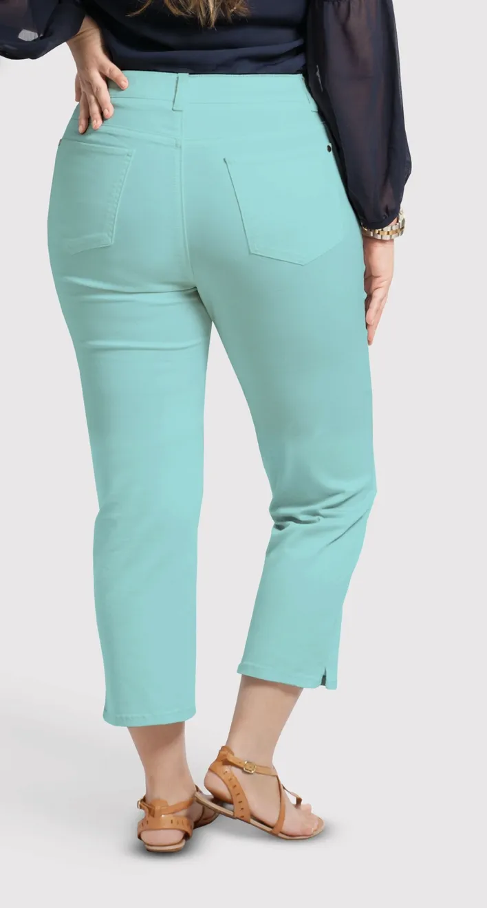 Stretch Curvy Fit Ankle Pants