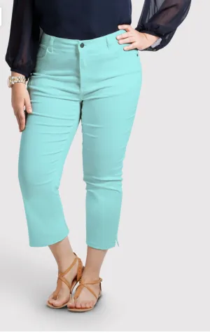 Stretch Curvy Fit Ankle Pants