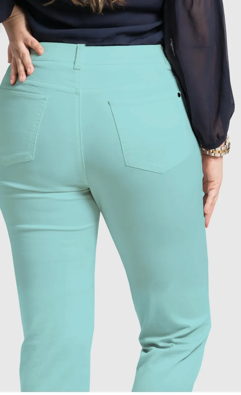 Stretch Curvy Fit Ankle Pants