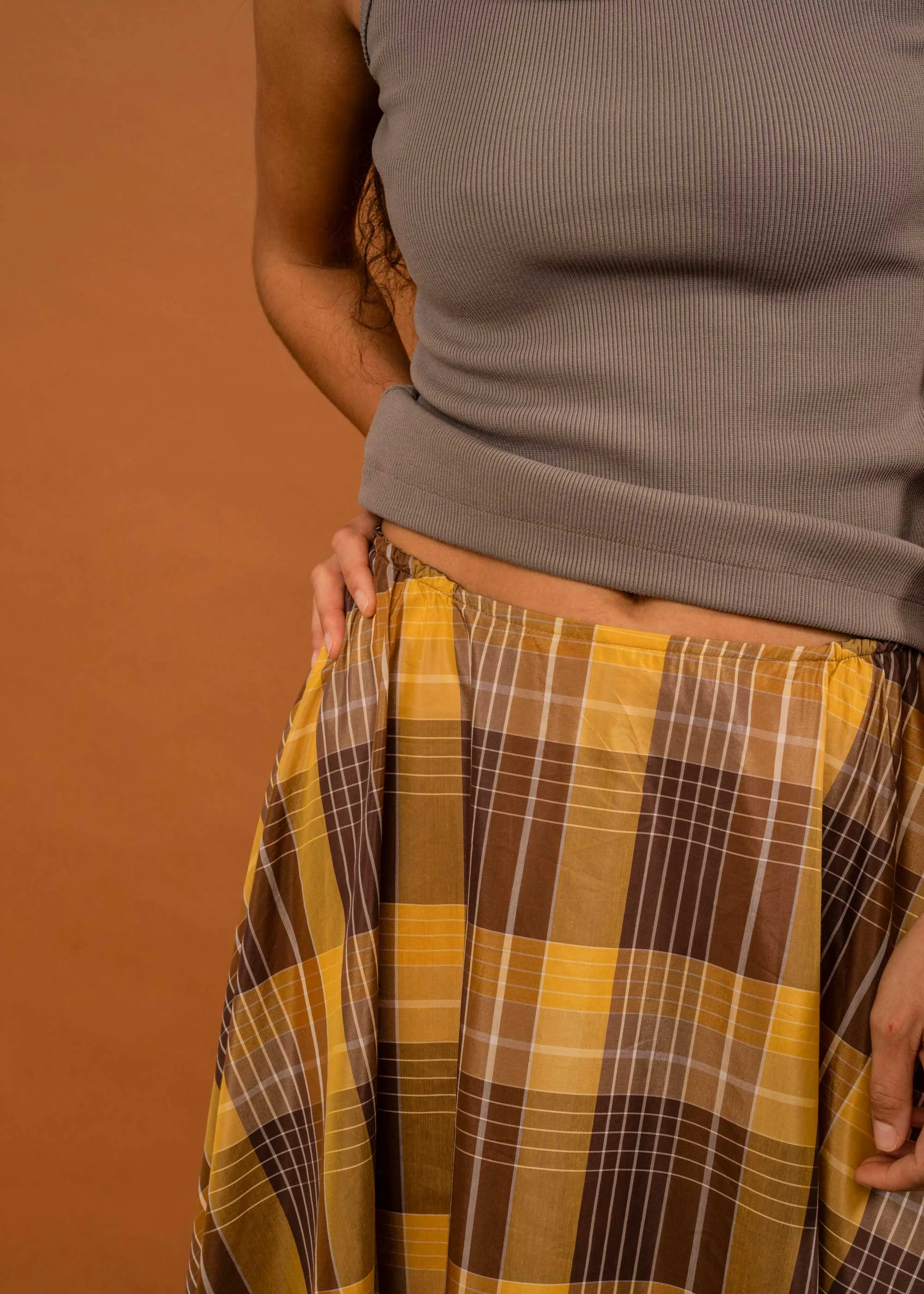 Suni Skirt (Honey Tartan)