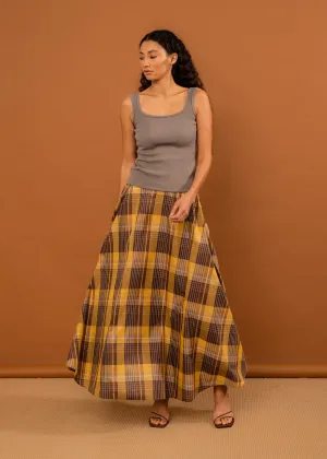 Suni Skirt (Honey Tartan)