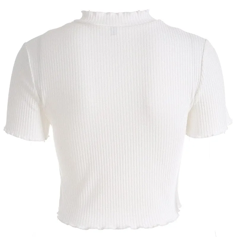 Tear Eyes Crop Top