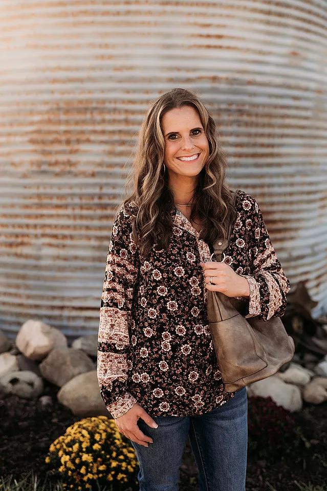 Vintage Blooms Blouse